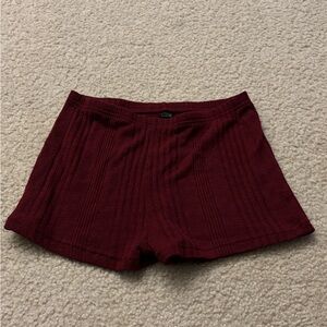 SHEIN Burgundy Women Shorts